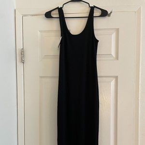 NWT Forever 21 Black Bodycon Ribbed Midi Dress